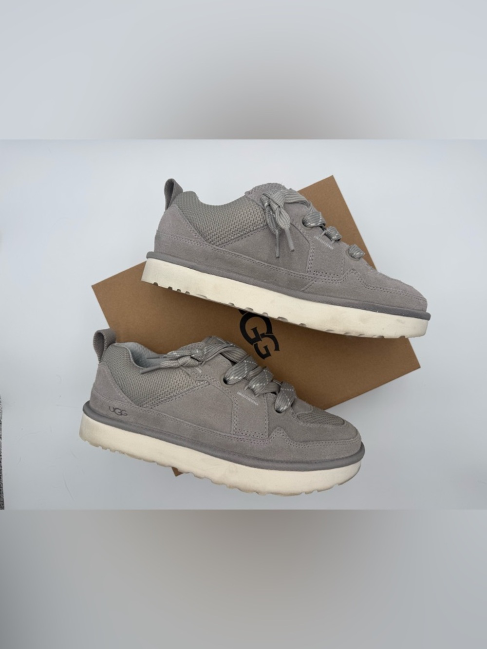 UGG Womens Lo Lowmel in Campfire color. Suede sneakers. Size 9 - Picture 6 of 16